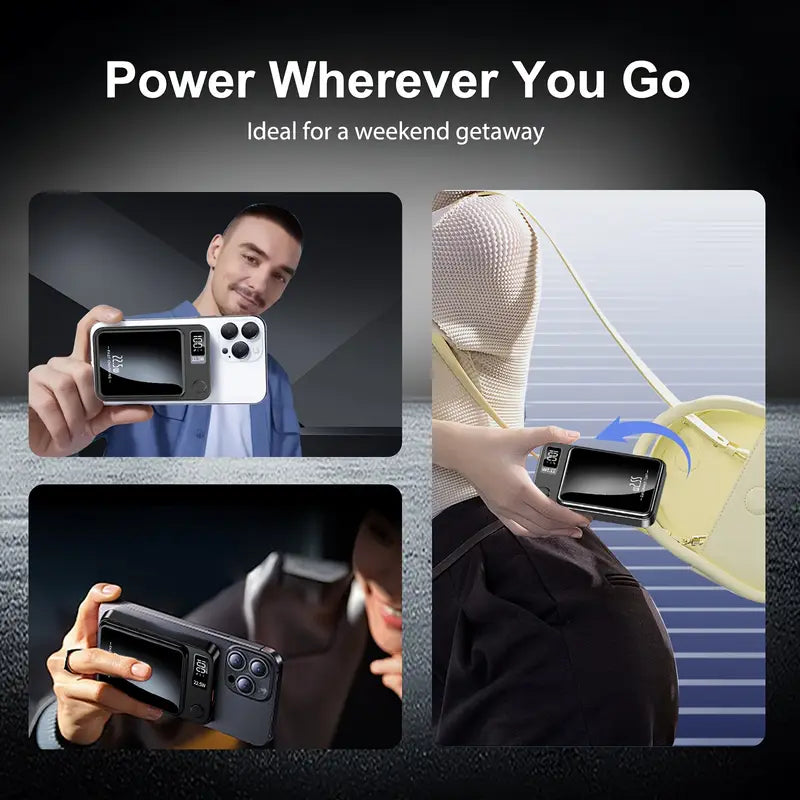 iPhone 5000mAh Magnetic Wireless Power Bank