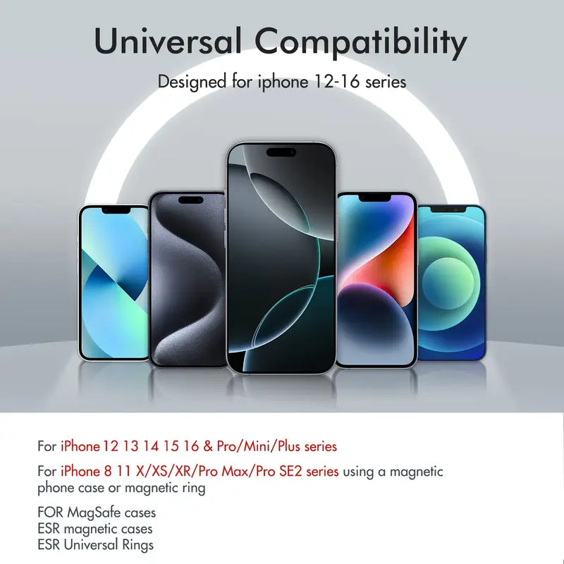iPhone 5000mAh Magnetic Wireless Power Bank