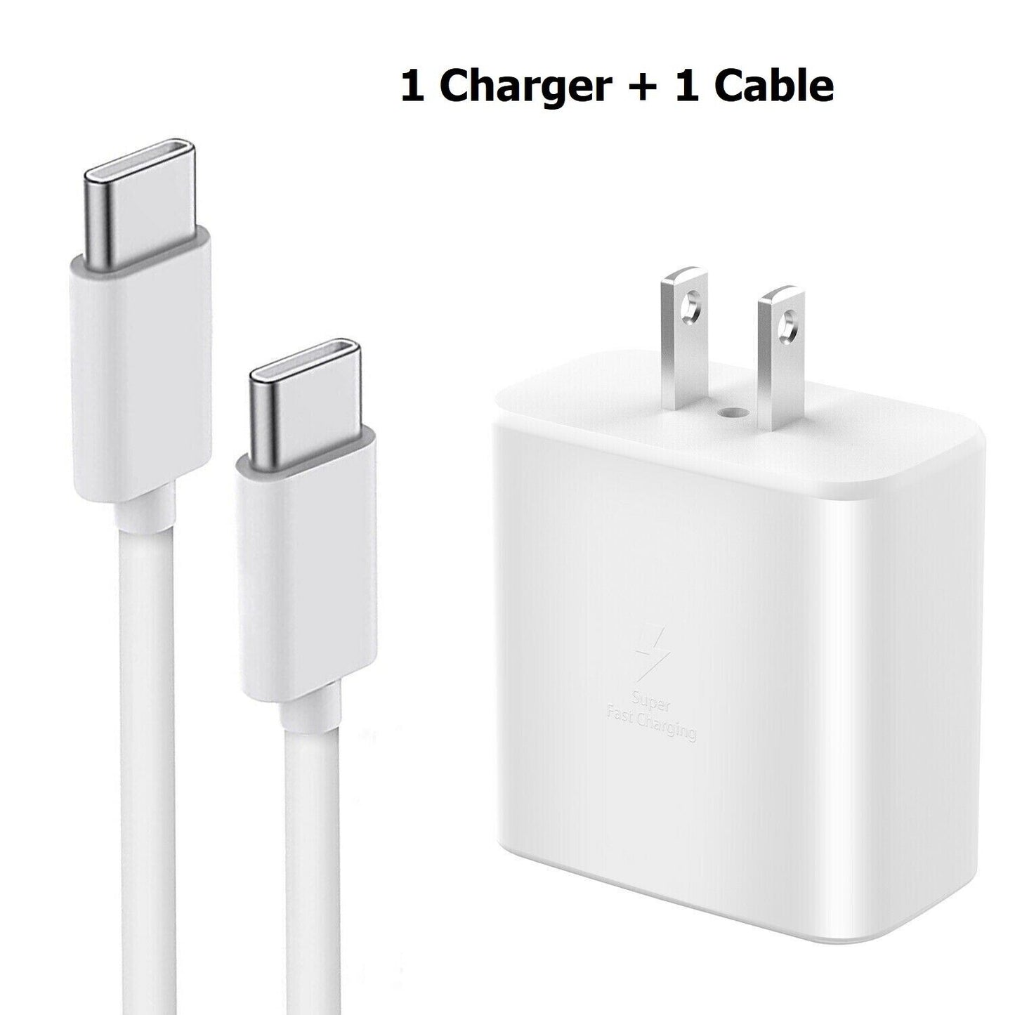 Type C Super Fast Charger 45W + 3FT Cable For Samsung Galaxy S23 S22 S21 S20 Note