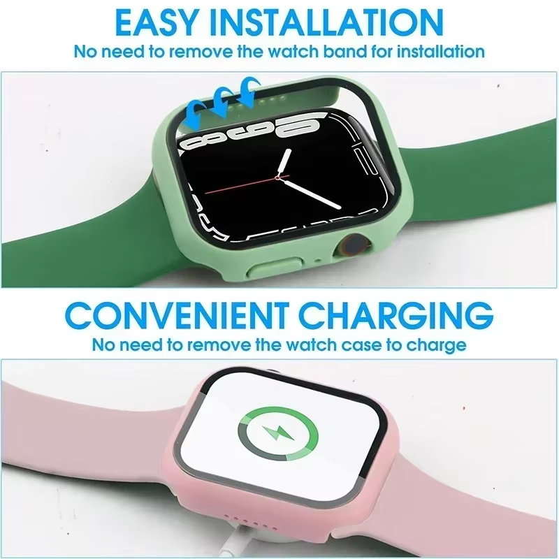 Apple iWatch Tempered Glass + cover