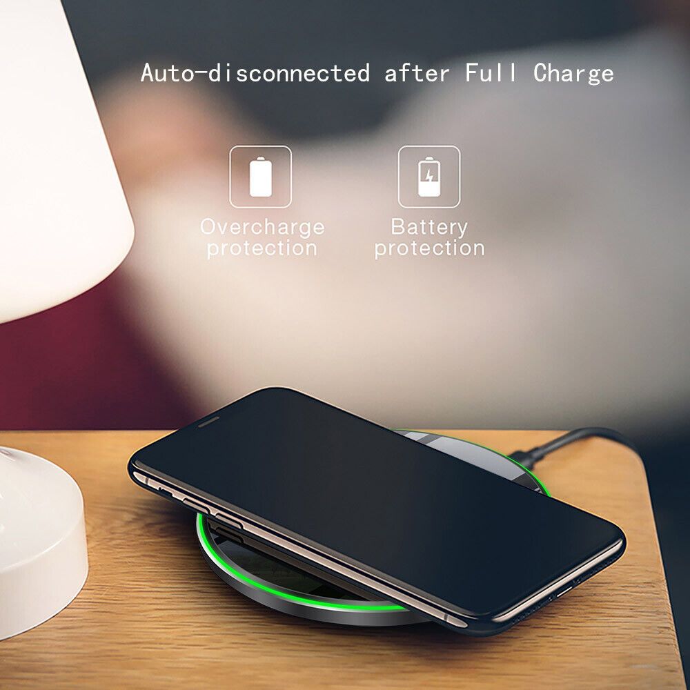 30W Fast Wireless Charger Mat Charging Station For iPhone 15 14 Pro Samsung S24+