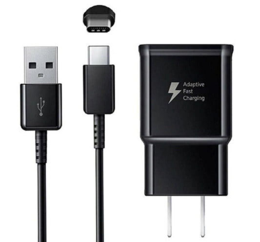 Wall Charger + USB Type C 6 feet Cable For Samsung Galaxy S21 S22 S23 Plus Ultra