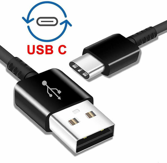 Samsung USB Type C Fast Charger Cable Galaxy S9 S10 S20 S22 S24 Ultra Note 9 10 20