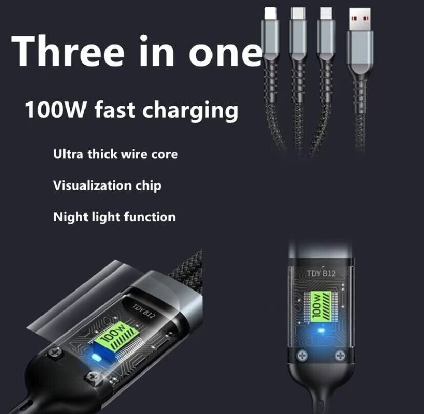 3 in 1 Super Fast Universal USB Cable